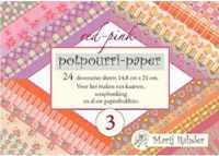 Potpourri-paper nr 3 red-pink