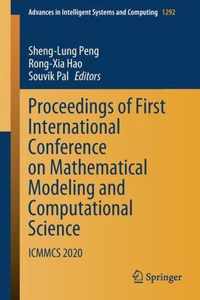Proceedings of First International Conference on Mathematical Modeling and Compu