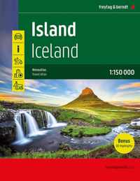 Island Reiseatlas, Autoatlas 1:150.000, Spiralbindung