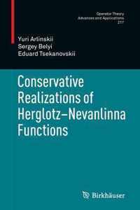 Conservative Realizations of Herglotz-Nevanlinna Functions