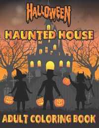 Halloween Haunted House Adult Coloring book