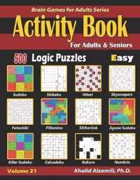 Activity Book for Adults & Seniors