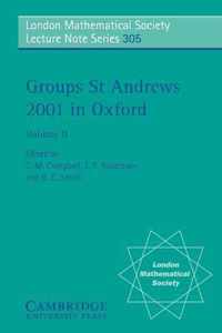 London Mathematical Society Lecture Note Series Groups St Andrews 2001 in Oxford
