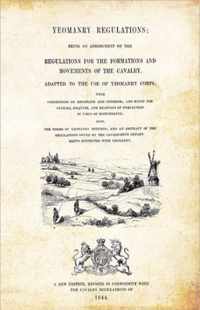 Yeomanry Regulations; 1844