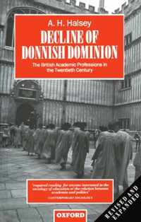 Decline of Donnish Dominion