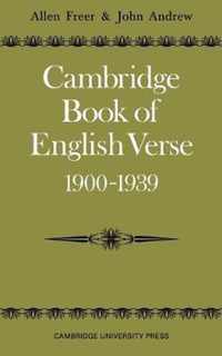 Cambridge Book of English Verse 1900-1939
