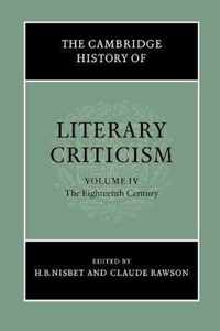 Cambridge History Of Literary Criticism: Volume 4, The Eight