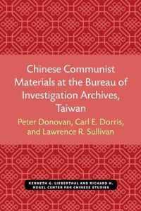 Chinese Communist Materials at the Bureau of Investigation Archives, Taiwan: Volume 24