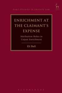 Enrichment at the Claimant's Expense