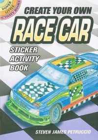 Create Your Own Race Car Sticker Activity Book