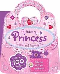 Glittery Princess Sticker and Activity Handbag Book