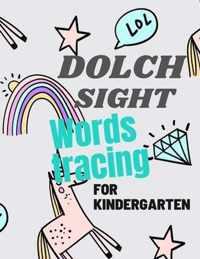 Dolch Sight Words Tracing for Kindergarten