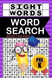 Sight Words Word Search Book for Kids Pre K