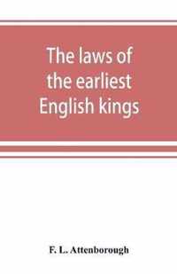 The laws of the earliest English kings