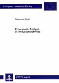 Econometric Analysis of Innovation Activities