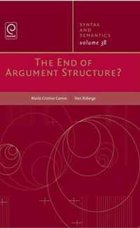 The End of Argument Structure?
