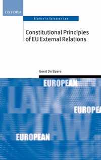 Constitutional Principles of EU External Relations