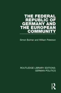 The Federal Republic of Germany and the European Community