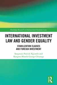 International Investment Law and Gender Equality