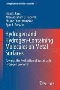 Hydrogen and Hydrogen Containing Molecules on Metal Surfaces