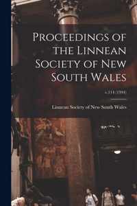 Proceedings of the Linnean Society of New South Wales; v.114 (1994)