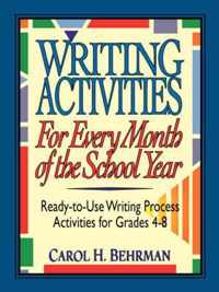 Writing Activities for Every Month of the School Year