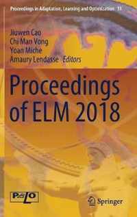 Proceedings of ELM 2018