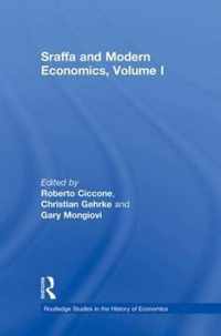 Sraffa and Modern Economics, Volume I