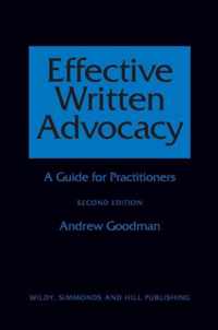Effective Written Advocacy