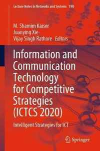 Information and Communication Technology for Competitive Strategies ICTCS 2020