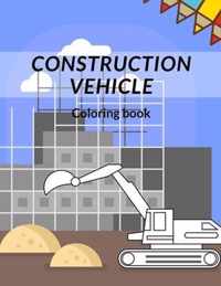 Construction Vehicle Coloring Book