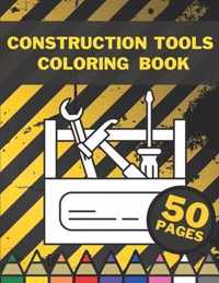 Construction Tools Coloring Book