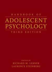 Handbook of Adolescent Psychology, 2 Volume Set