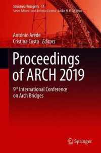 Proceedings of Arch 2019: 9th International Conference on Arch Bridges
