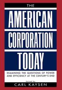 The American Corporation Today