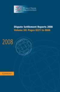 Dispute Settlement Reports, Volume XX