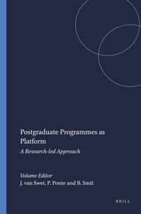 Postgraduate Programmes as Platform