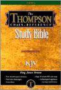 King James Version Thompson Chain Bible/Brown/Indexed/533i