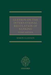 Gleeson on the International Regulation of Banking