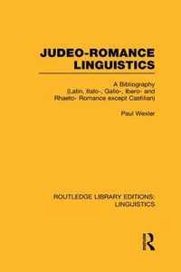 Judeo-Romance Linguistics