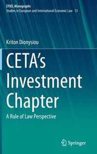 CETA's Investment Chapter