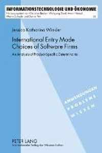 International Entry Mode Choices of Software Firms