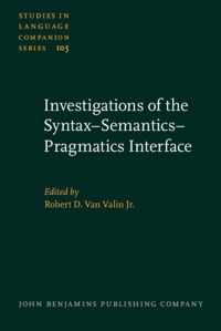 Investigations Of The Syntax-Semantics-P