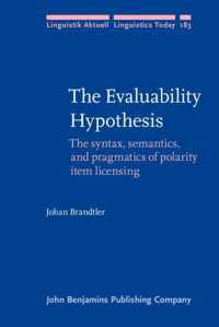 The Evaluability Hypothesis