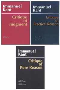 Three Critiques, 3-volume Set: Vol. 1: Critique of Pure Reason; Vol. 2: Critique of Practical Reason; Vol. 3
