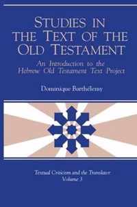 Studies in the Text of the Old Testament