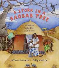 Stork In A Baobab Tree