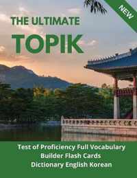 The Ultimate TOPIK Test of Proficiency Full Vocabulary Builder Flash Cards Dictionary English Korean