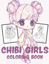 Chibi Girls Coloring Book