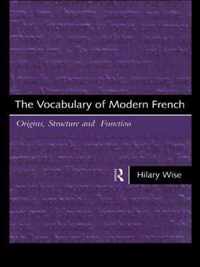The Vocabulary of Modern French